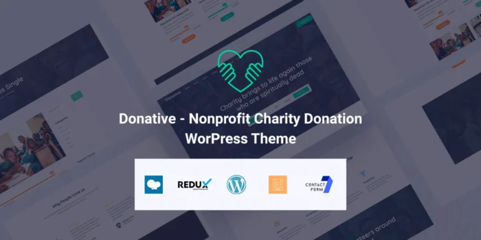 Donative - Nonprofit Charity Donation WordPress Theme