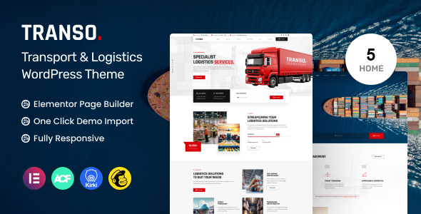 Transportation & Logistics WordPress Theme